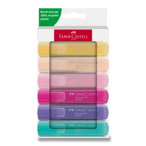 Zvýrazňovač Faber-Castell Textliner 46 Pastel sada 6 ks